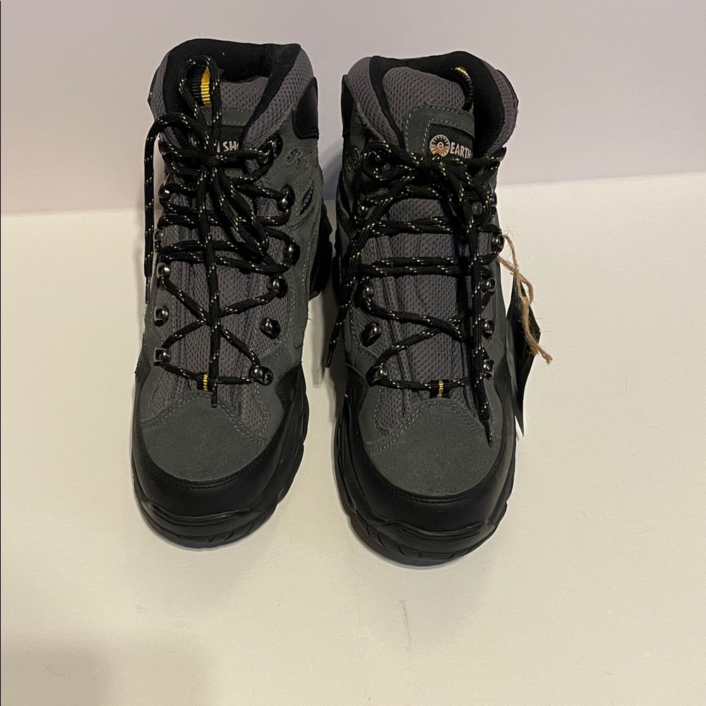 Earth Shoe Men's Black and Gray Outdoor Boots